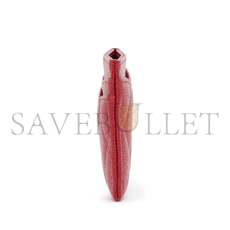 CHANEL CAVIAR QUILTED CARD HOLDER RED AP0213 (11*7*0.5cm)